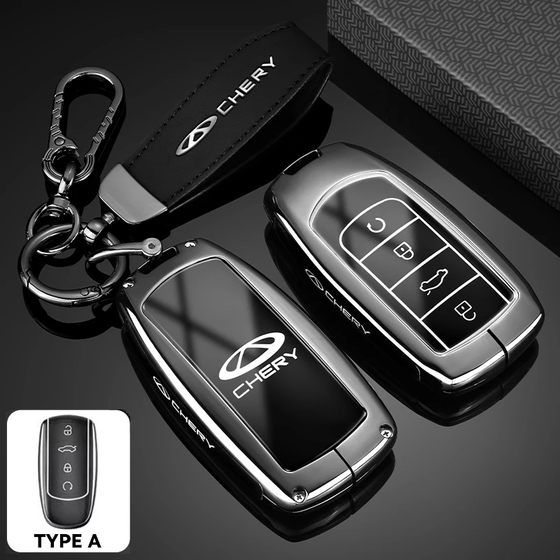 Zinklegierung Autoschlüssel-Hülle für Chery Tiggo 8Pro 7Plus Arrizo8 Omenda Fernbedienung Schlüsselanhänger Schlüsselloses Interieur Zubehör – Detail 7
