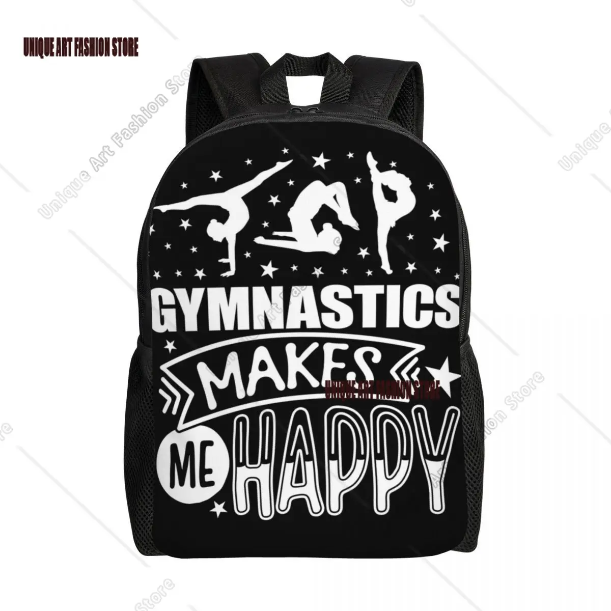 3D Print Dance Rhythmic Gymnastics Backpack for Boys Girls School College Travel Bags Women Men Bookbag Fits 15 Inch Laptop