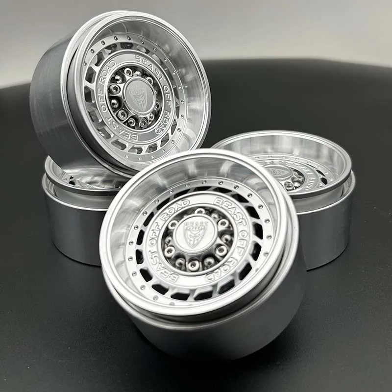 

4PCS 1.9inch Metal Wheel Hub for 1/10 RC Crawler Car TRX4 Defender AXIAL SCX10 90046 RC4WD D90 D110 TRX6 Tank 300 Wrangler Parts