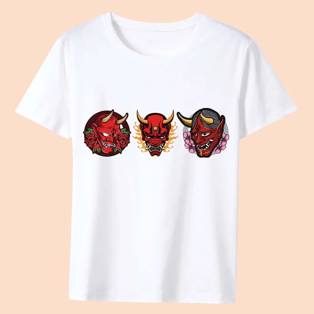 

Women's Short Sleeves Loose Summer Harajuku Tshirt White Commuter Comfortable Pattern Series Round Neck Commuter Top