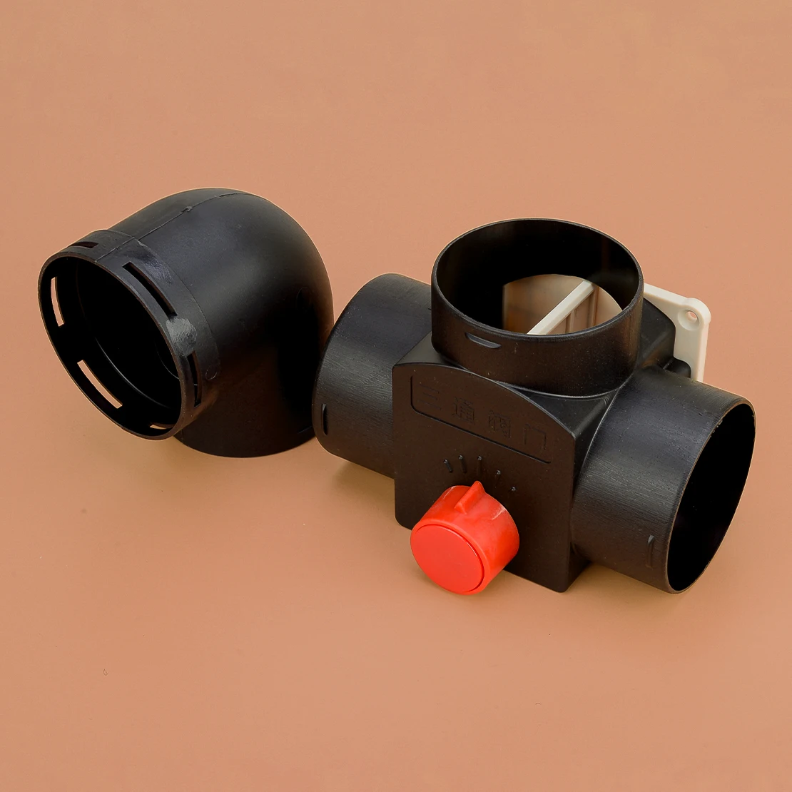 

Car 75mm Pipe Ducting Warm T Branch Air Outlet Vent Hose Clip for Diesel Heater High Quality New