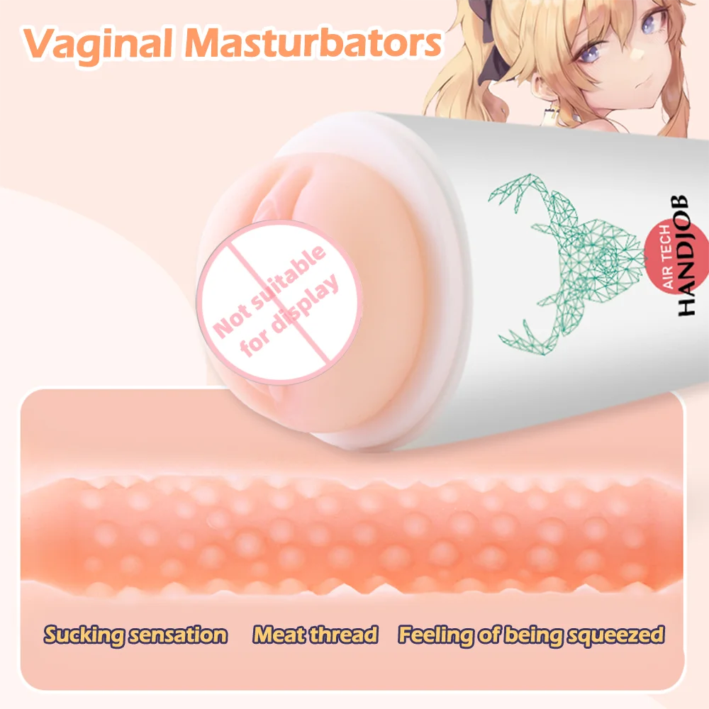 Realistic Vagina Sex Toys Scrotum Stimulator Safe Silicone Vaginal Male Masturbator Soft Pocket Pussy Male Sex Toy JoinJJtoy