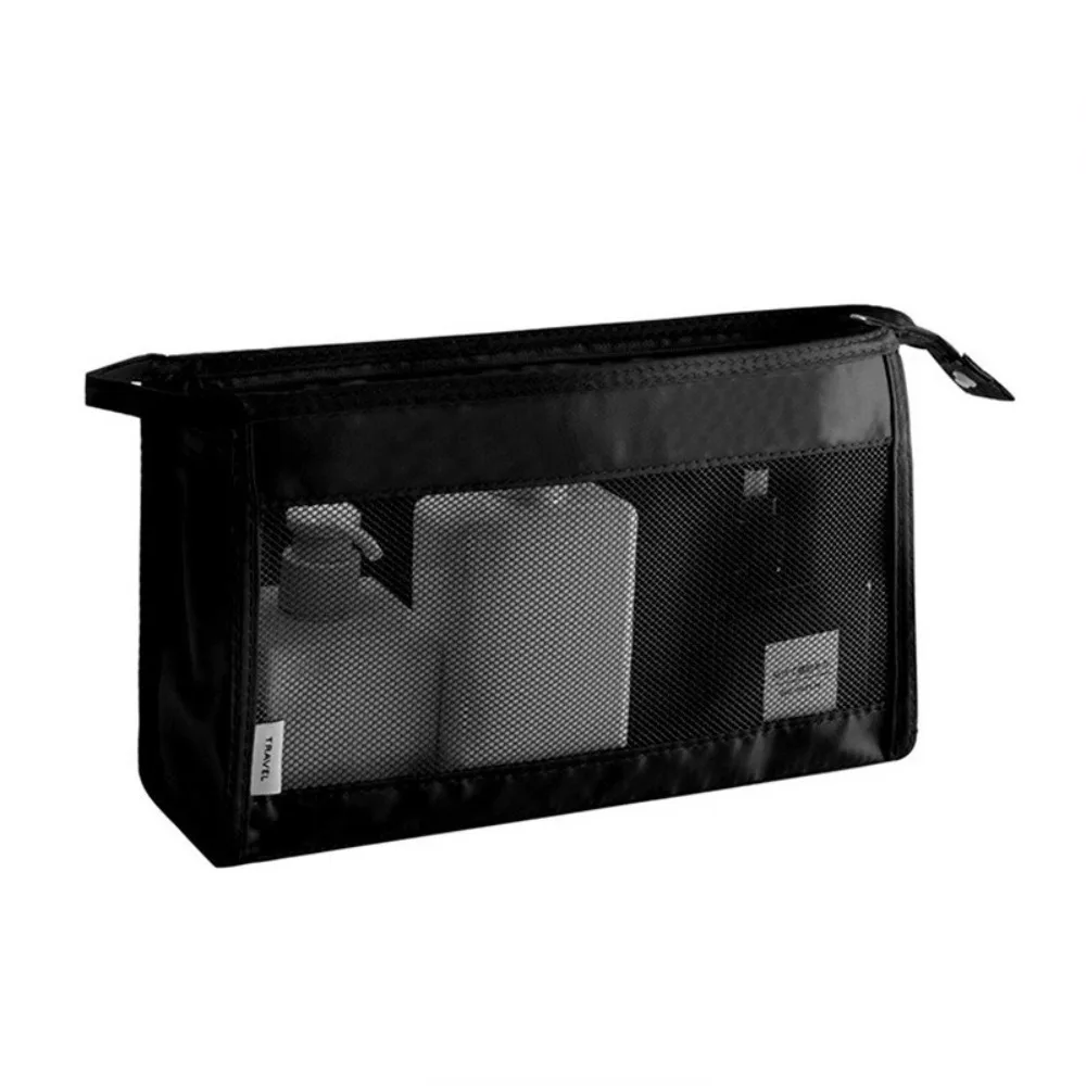 

Handheld Case Hanging Travel Cosmetic Bag Portable Foldable Shower Storage Pouch Visible Multifunctional Toiletry Bag Beauty