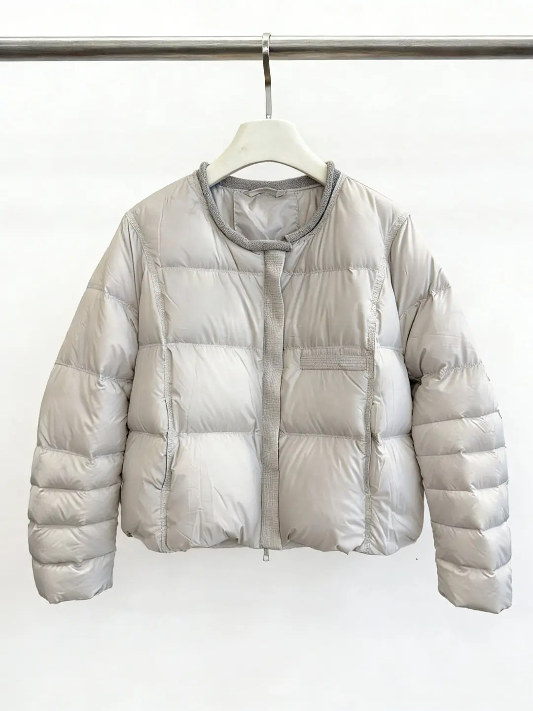 

Модная легкая хлопковая куртка с круглым вырезом для женщин, новая зимняя повседневная утепленная верхняя одежда в корейском стиле, свободный крой, длинный рукав