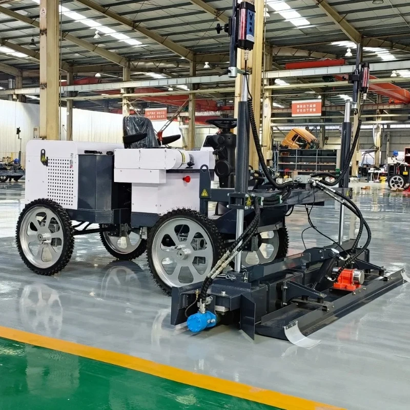 Construction Laser Screed Leveling Robot Core Engine Concrete Spreader with Vibration Motors Iron Levelling Machine