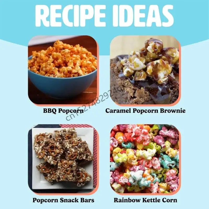 R9CD 1200W Mini Popcorns Машина Хозяйство здоровое горячее воздух