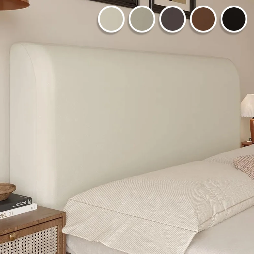 

1PC Luxury PU Leather Headboard Protector Anti-Scratch Waterproof Slipcover Decor Cover for Bedroom Hotel Upgrade Home Aesthetic