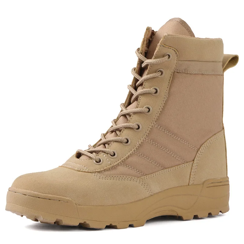 Venda quente homens botas de deserto de alta qualidade anti-deslizamento bota de tornozelo unisex botas de caminhada ao ar livre resistente ao