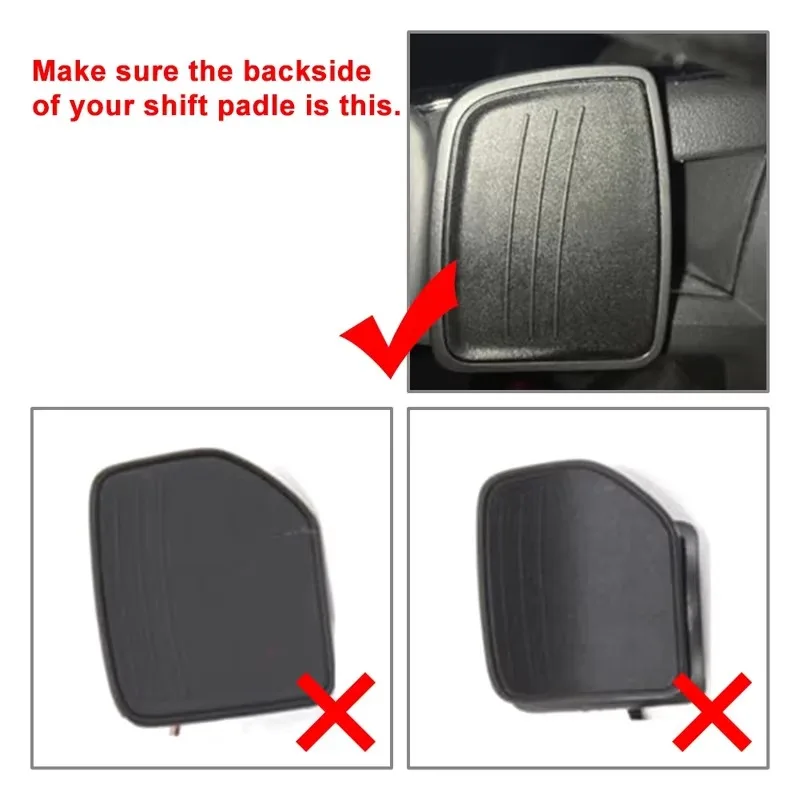 2pcs/lot Car Sports Steering Wheel Shift Paddle Shifter Fit For Audi A3 A4 A5 S3 S4 S5 SQ5 SQ7 Q2 Q3 Q5 Q7 TT TTS ABS Carbon