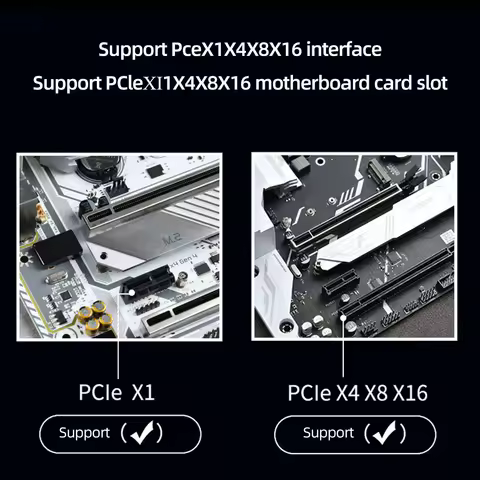 M.2 NVME To PCIe4.0 X1 Expansion Card Support PCIe X1 X4 X8 X16 Interface Hard Disk Adapter Card for SSD 2230/2242/2260/2280