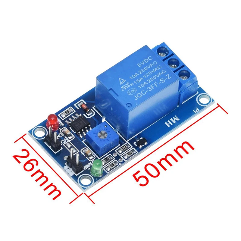 Rain water sensor module + DC 5V 12V Relay Control Module Rain Sensor Water Raindrops Detection Module for Arduino robot kit