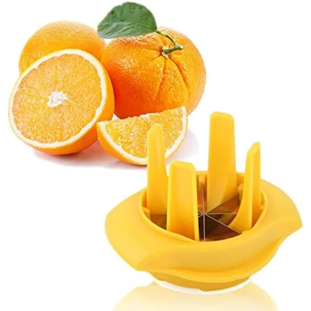Fruit Slicer Cutter To Garnish Food Lemon Splitter Apple Wedge Slicer Cutter Enjoy Slices of Lemon and Lime Wedges in Seconds
