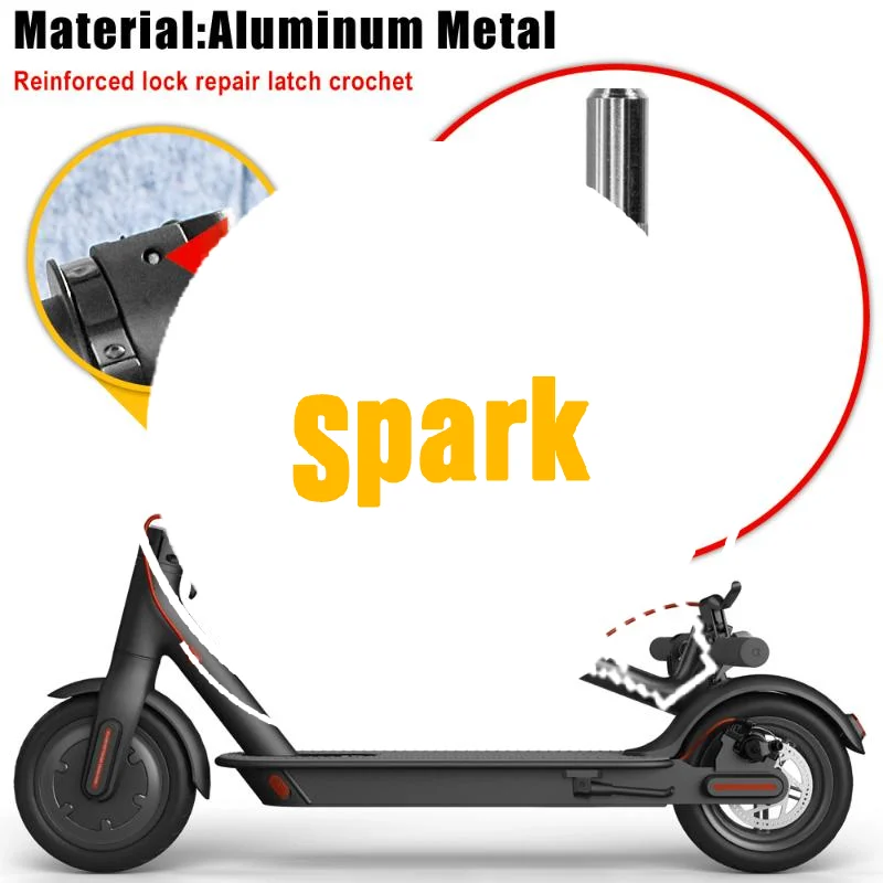 

1/3/5 шт. для Xiaomi M365 Pro Pro2 1S аксессуары для электрических скутеров складной болт с пряжкой усиленный замок пряжка крючки штифт