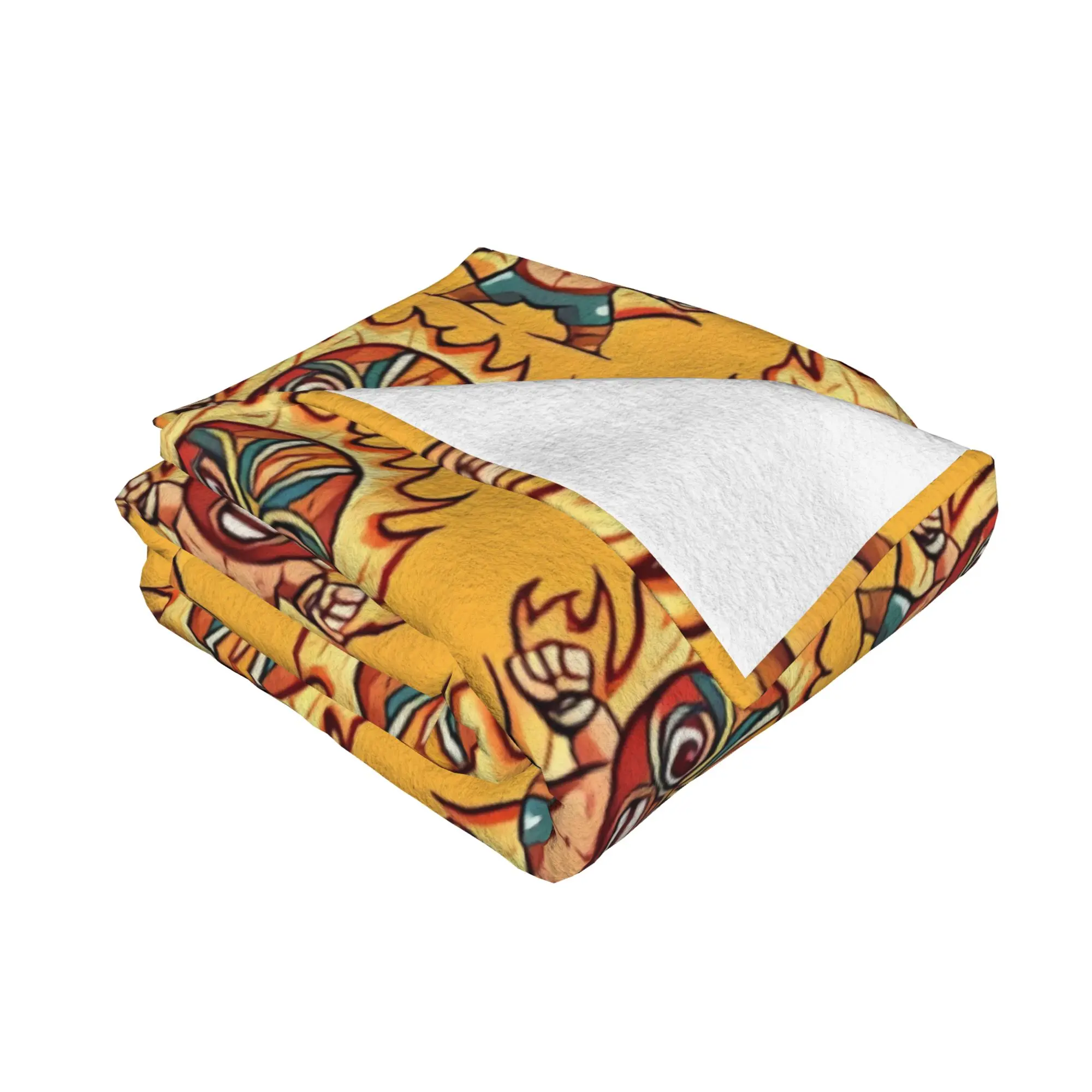 1PC home Cutecore Lucha Libre Masked Wrestler Luchador Blanket Super Cosy Plush Home Living Room Sofa halloween