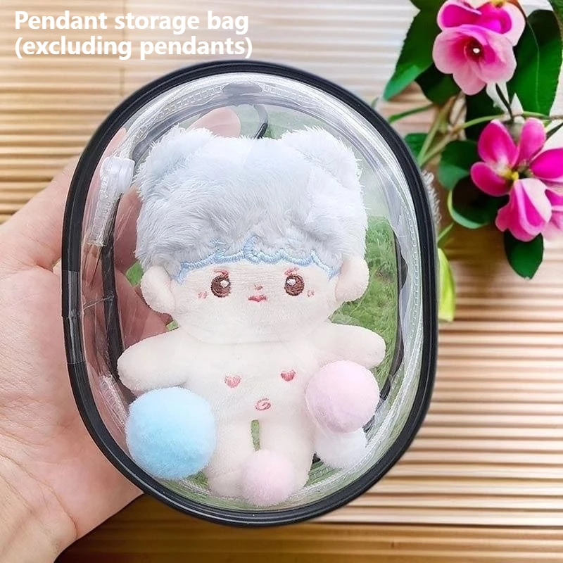 Pendant Bag Mini Zipper Storage Bag PVC Transparent Organizer Portable Storage Pouch for Data Cable Earphone Coin Charger