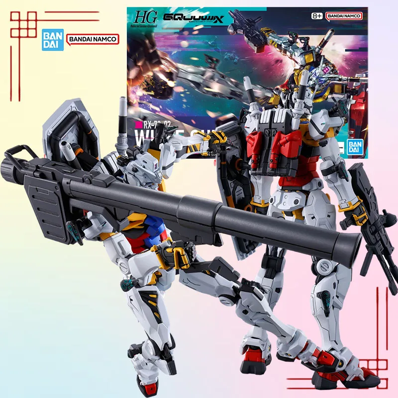 バンダイ-hg-1-144-rx-78-02-ホワイトガンダム-gq-本物のアニメガンダムアクションフィギュア高可動性コレクション組立モデルおもちゃギフト