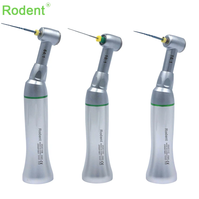 

Dental Reduction Implant Endodontic Contra Angle Handpiece 10:1 64:1 16:1 Low Speed Ratio Contra Angle Reciprocating Dental tool