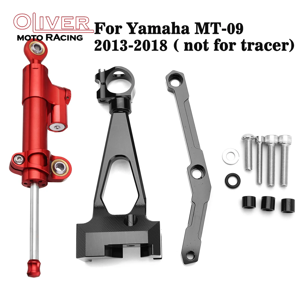 

MT-09 2020 Motorcycle Steering Damper Bracket Stabilizer Support For YAMAHA MT 09 MT09 2013-2019 Speed Wobble Safety Accessories