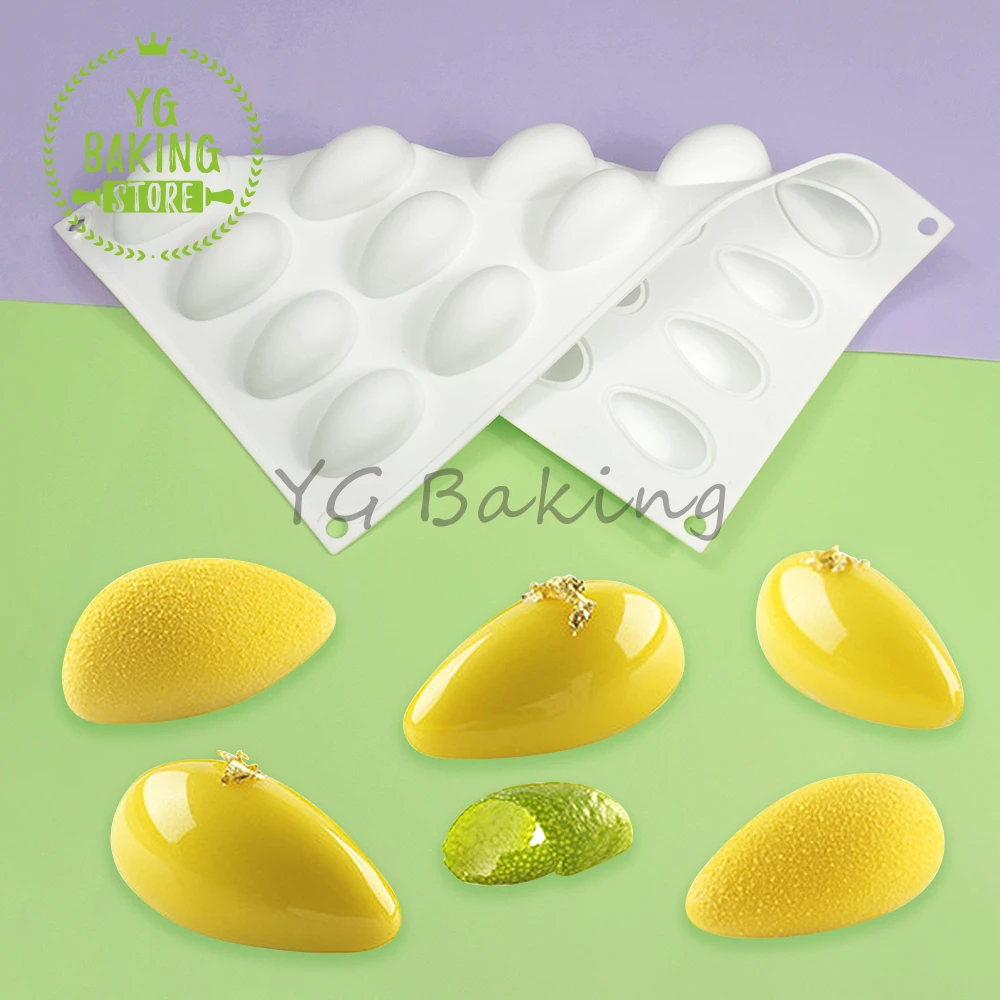 Dorica 20 Hole Olive Design Silicone Mousse Mould DIY Pudding Jelly Chocolate Mold French Dessert Cake Decorating Tools Bakeware