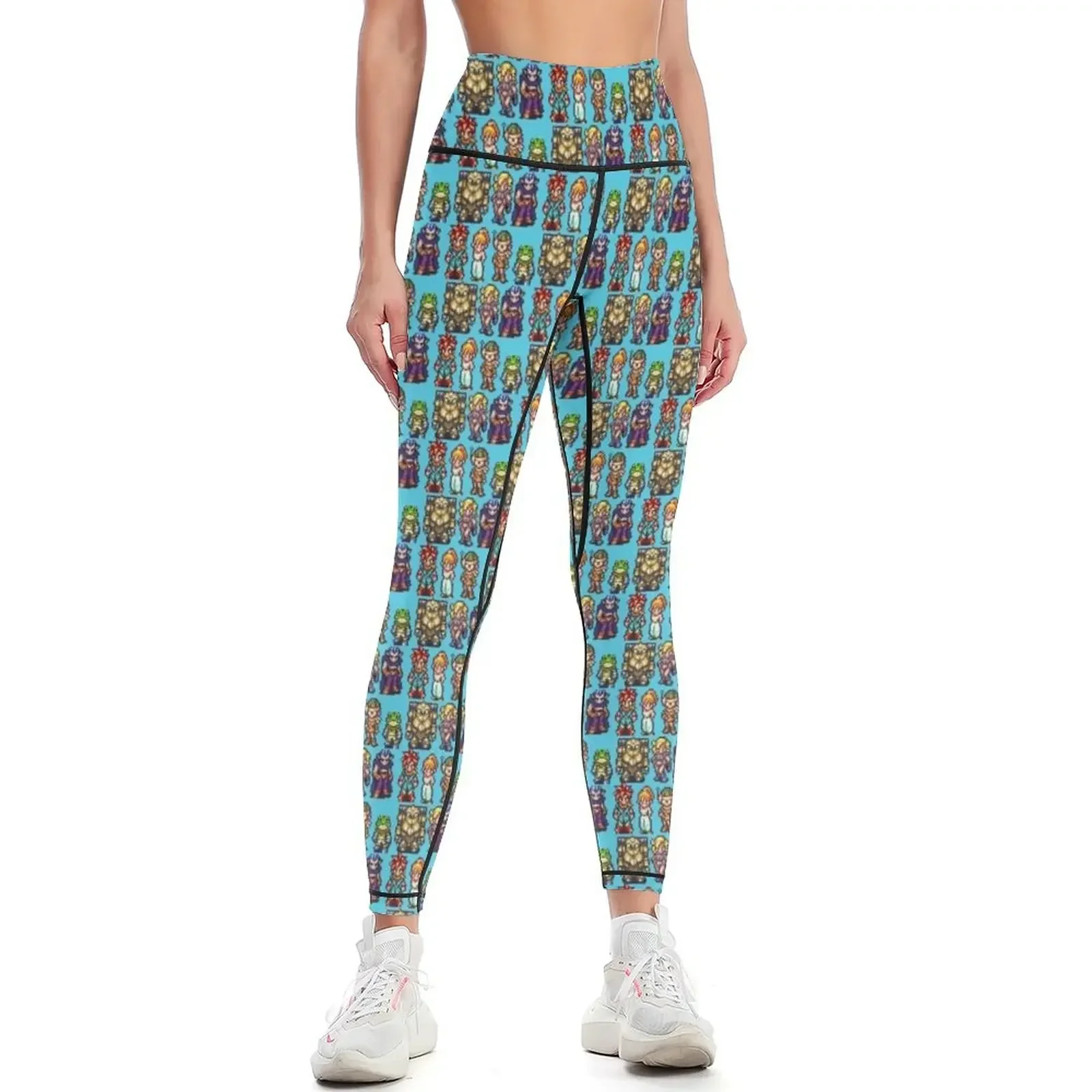 

Chrono Trigger Party Sprite Leggings sports shirts gym gym's clothing harem pants exercise clothing for Womens Leggings