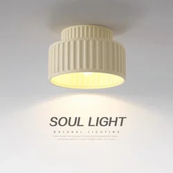 Nordic LED Ceiling Light Resin Lamp For Bedroom Hallway Living Room Study Restaurant Minimalist Home Indoor Decoration Luminaire