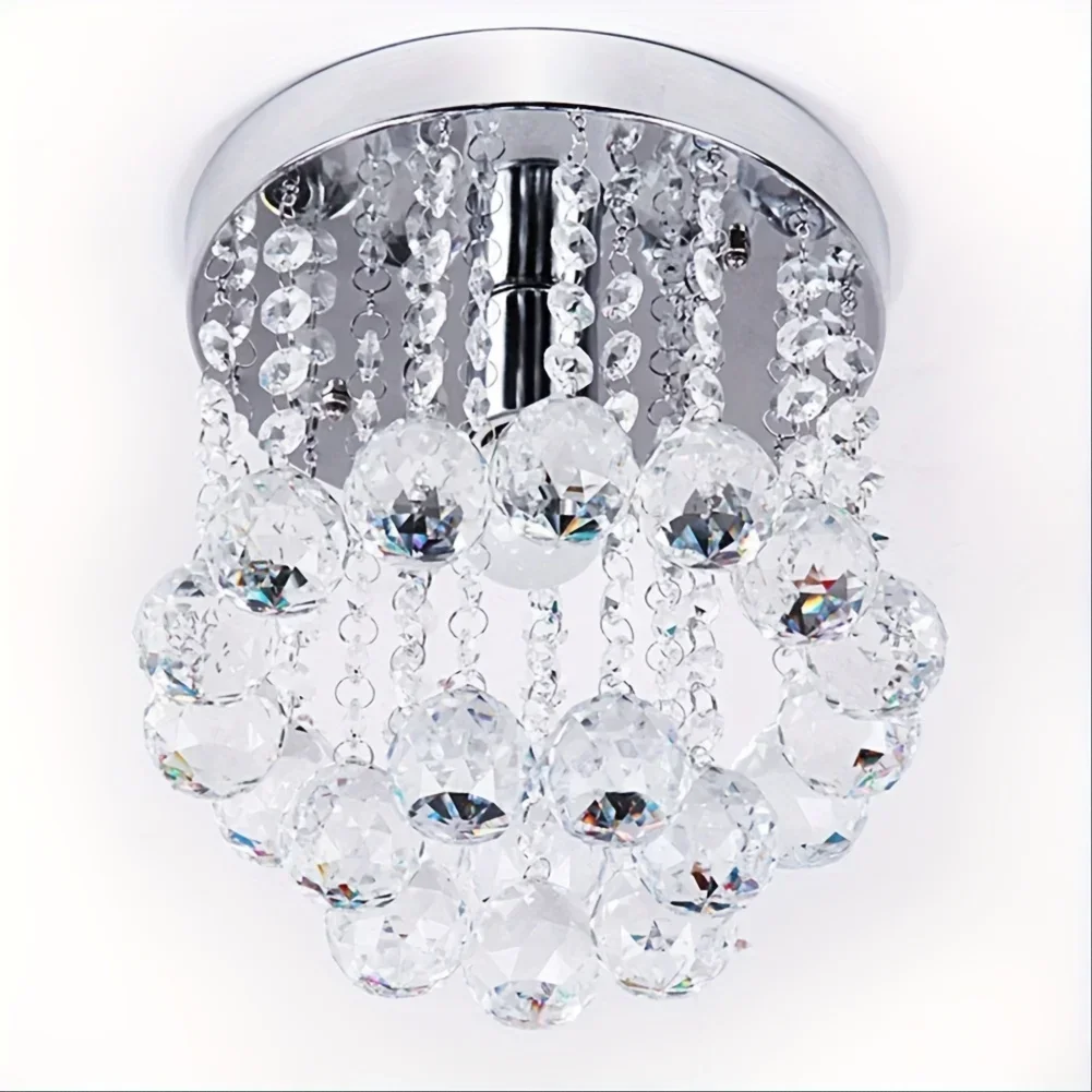 

Luxury Crystal Ceiling Light E27 Bulb 80V-265V for Living Room Dining Hallway Chandelier