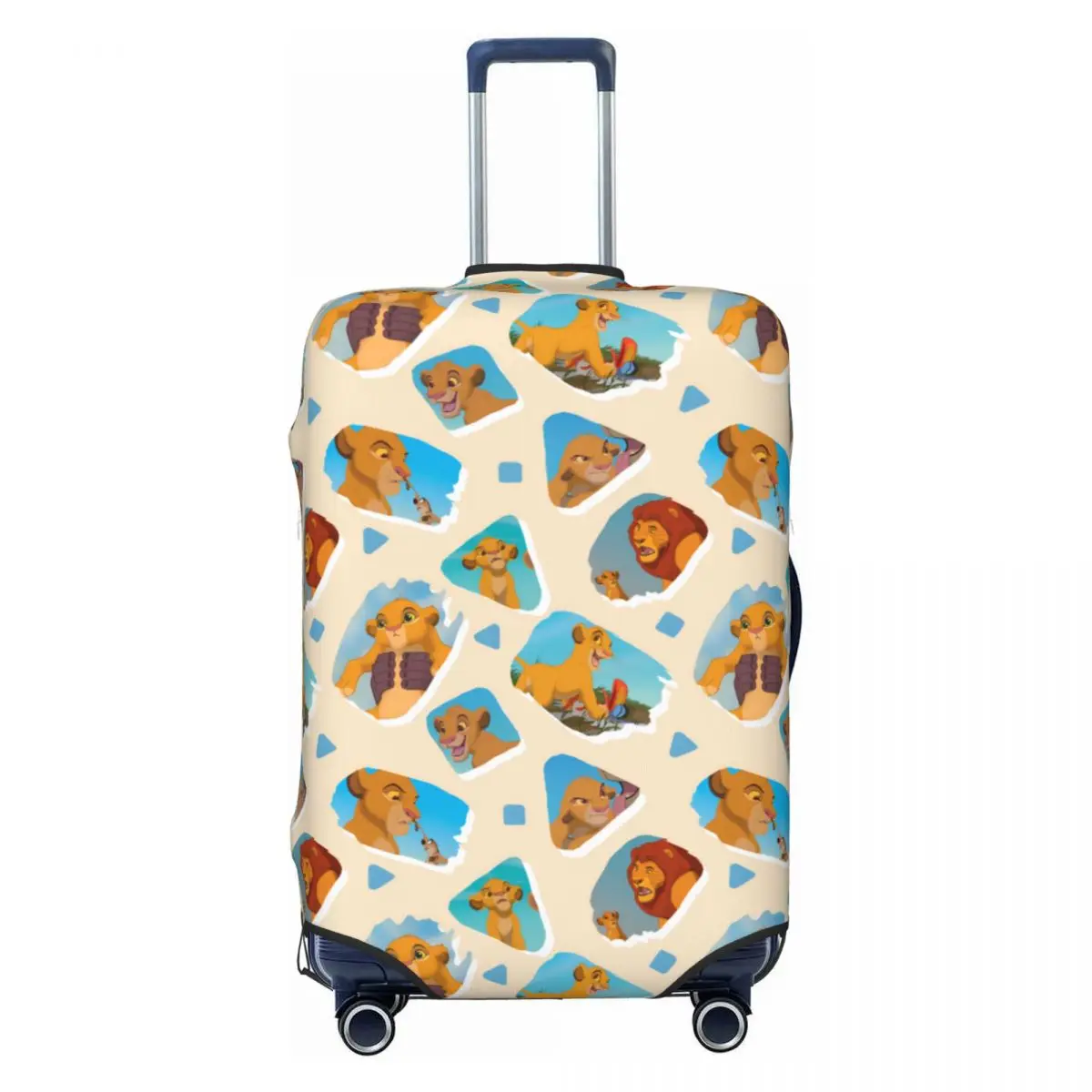 

Эластичный чехол для чемодана Custom L-Lions K-Kings Cartoon Travel, защитный чехол для чемодана, подходит для чемоданов 18-32 дюймов