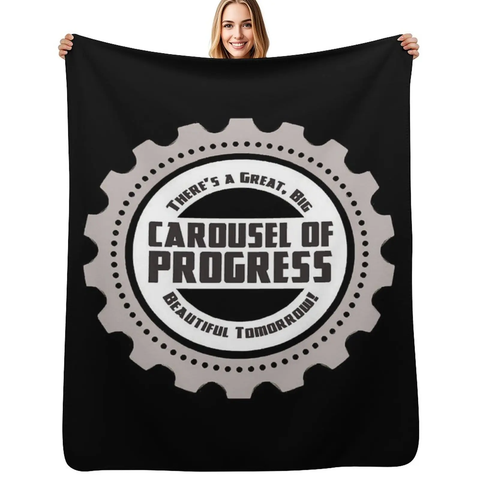 

Плед Carousel of Progress 2, легкий, мягкий, всесезонный плед для кровати