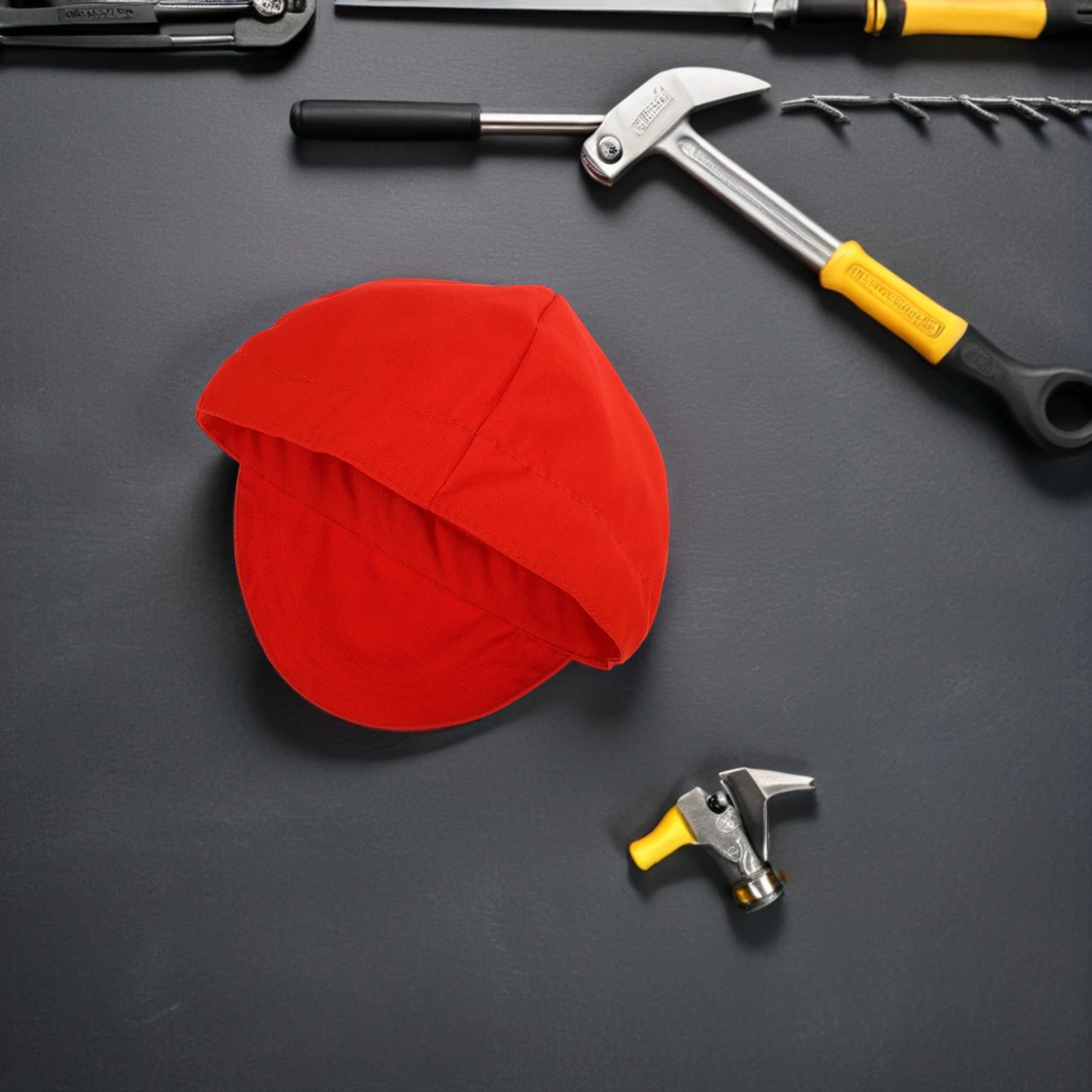 

Welding Cap Flame Resistant Gray Windproof Dustproof Protective Beanie Hat Electric Welding Safety Equipment Welder Gear