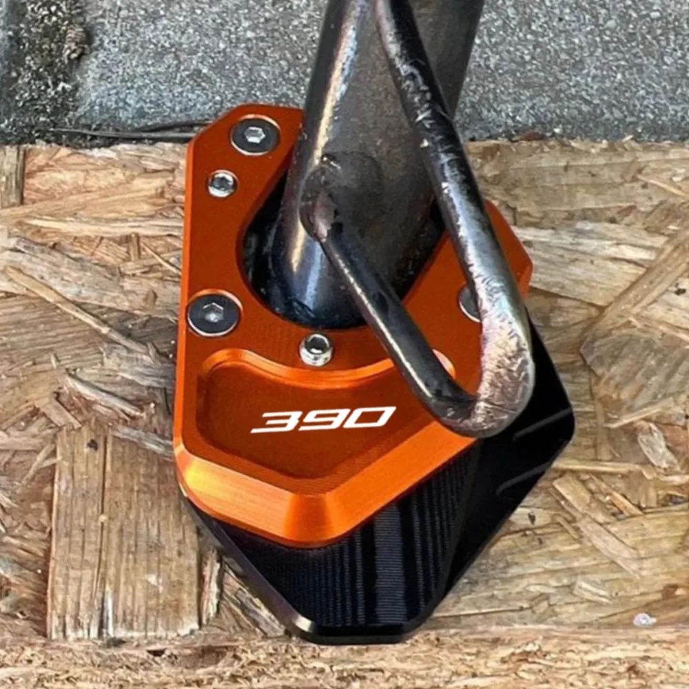 

For DUKE 125 200 250 390 2012-2023 2024 2025 2026 RC125 RC200 RC250 RC390 Kickstand Enlarger Foot Side Stand Extension Plate Pad