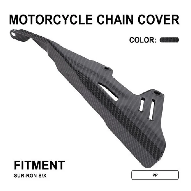 Chain Cover Protector, Chain Guard, and Decorative Panel Accessories for Lightweight Off-Road Motorcycle Modifications