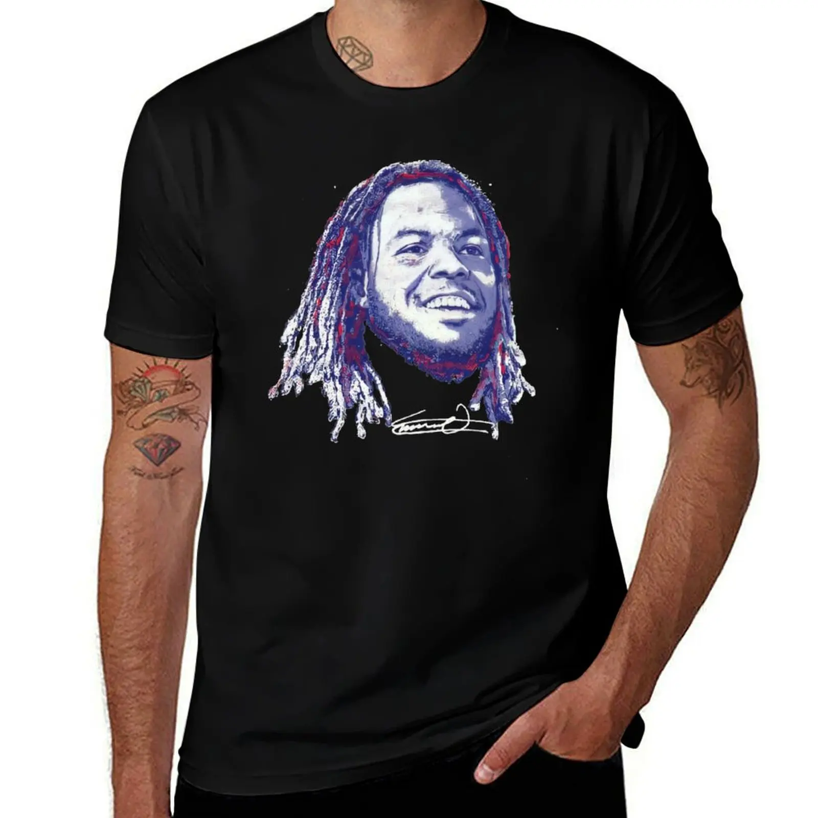 

Vladimir Guerrero Jr T-Shirt t shirts with prints t shirt men 100% cotton luxury brand T-Shirt