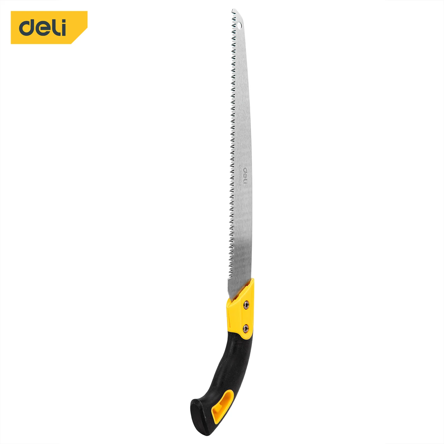 Deli 330mm Garden Saw (65Mn Steel), Durable and Sharp Blade for Efficient Pruning, Landscaping, and Gardening Tasks