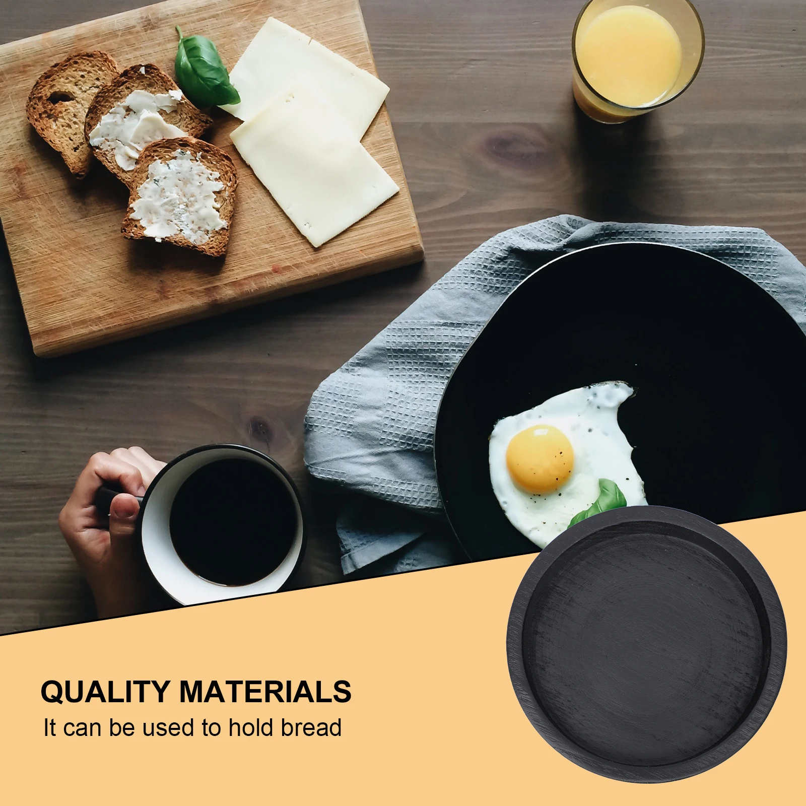 

1Pcs Nuts Container Dried Fruit Tray Snack Box Multi-Functional Storage Plate Decorative Practical Large Capacity Black