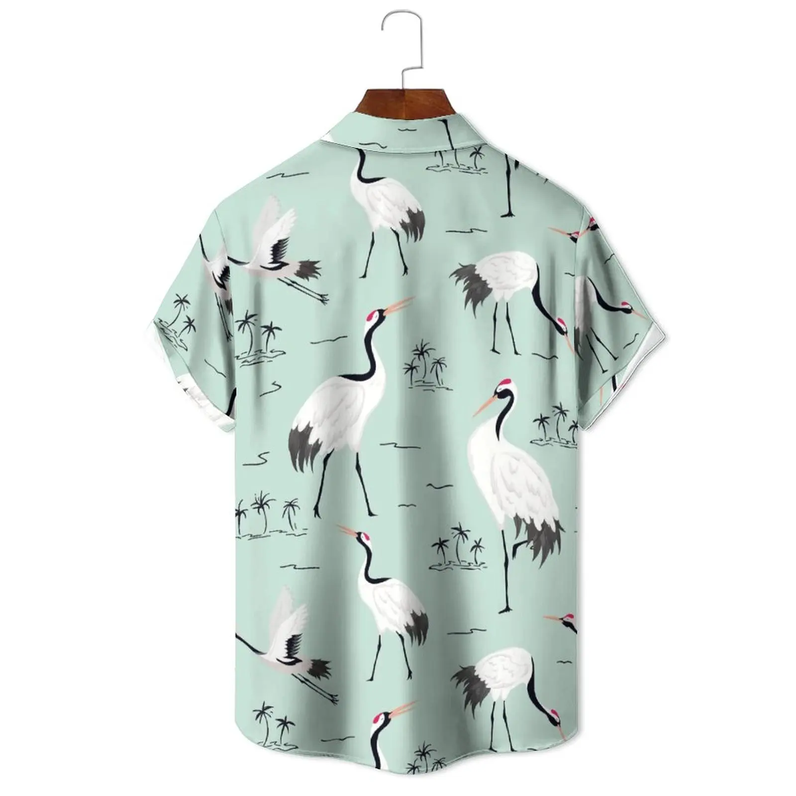 Summer Little Fresh Color For Men/Women Casual Relaxed Breathable Fashion Irregular Cartoon Animal Print Short-Sleeved Shirt