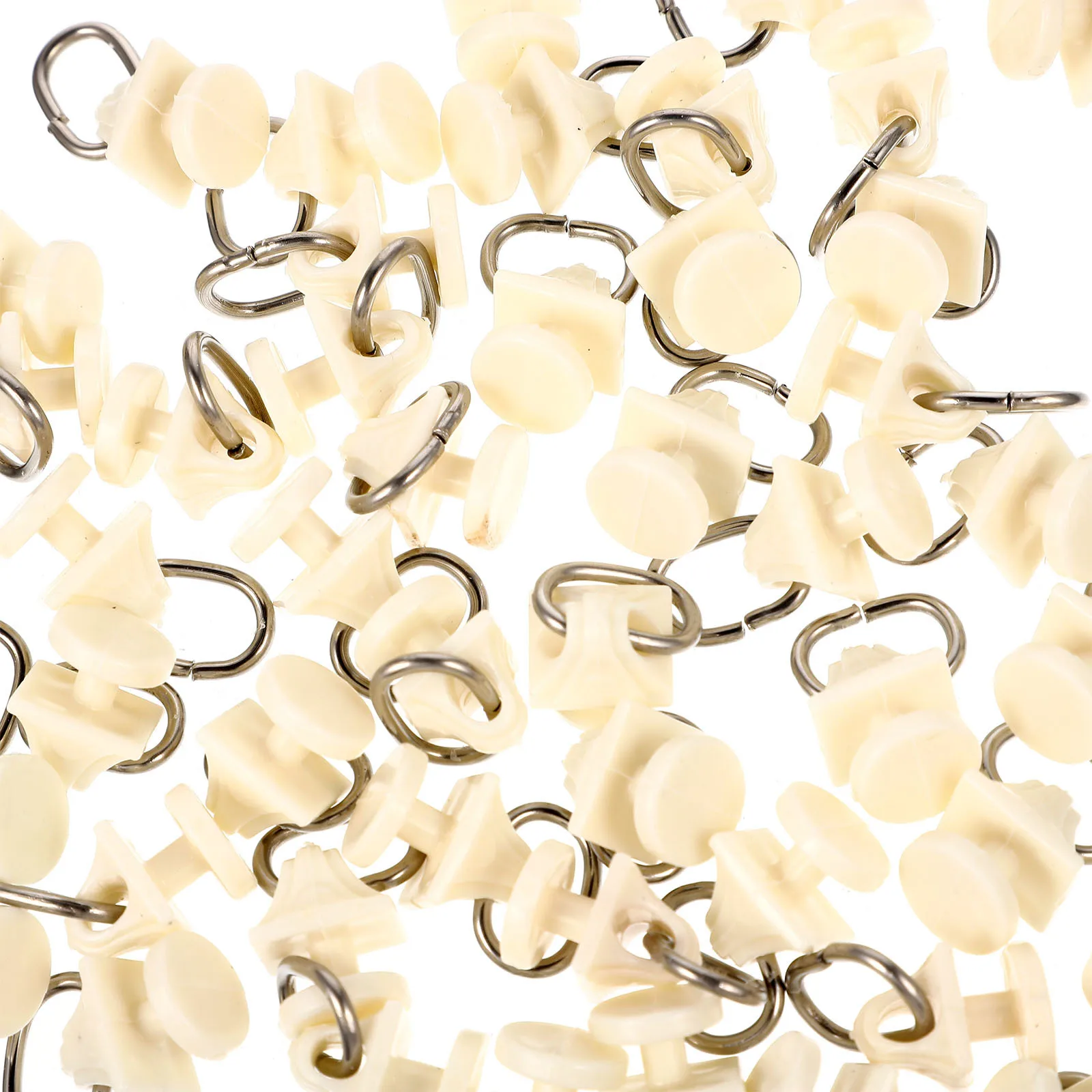 100 قطعة ستارة مسار طائرات شراعية بكرات بلاستيكية تصميم نحيف سهل الشريحة ملحقات ستارة المنزل عداء مسار السكك الحديدية #2