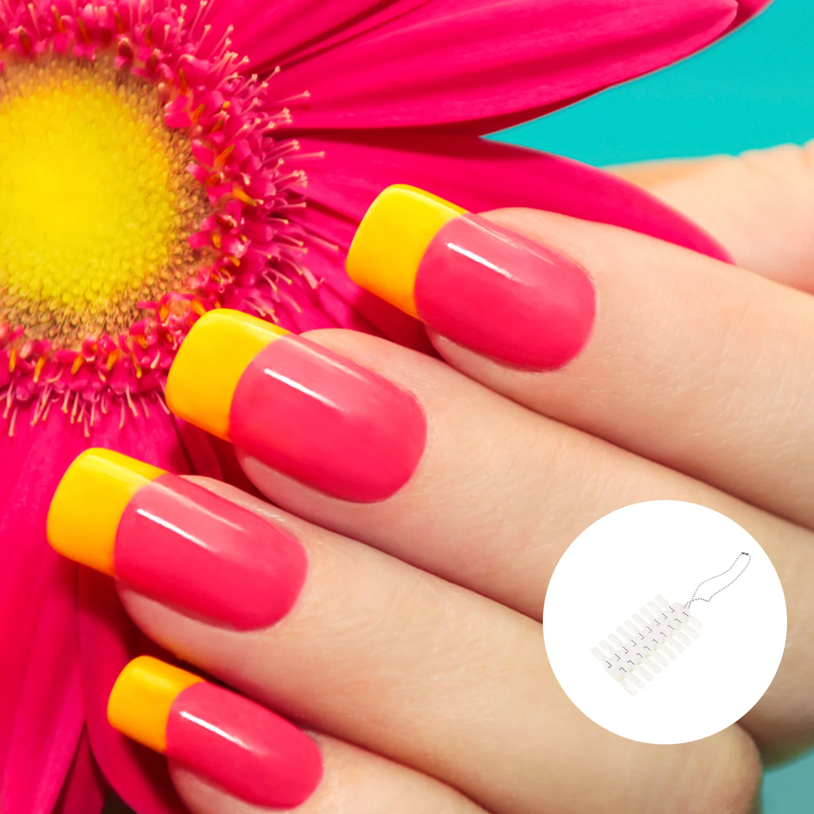 

6 листов двусторонних пластиковых образцов-палитр для ногтей, премиум-класса, для демонстрации маникюра и отработки цветовых сочетаний