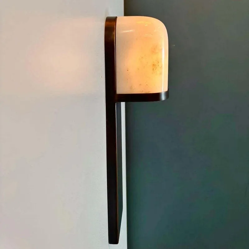 

Nordic postmodern marble wall lamp living room bedside lamp creative personality bedroom