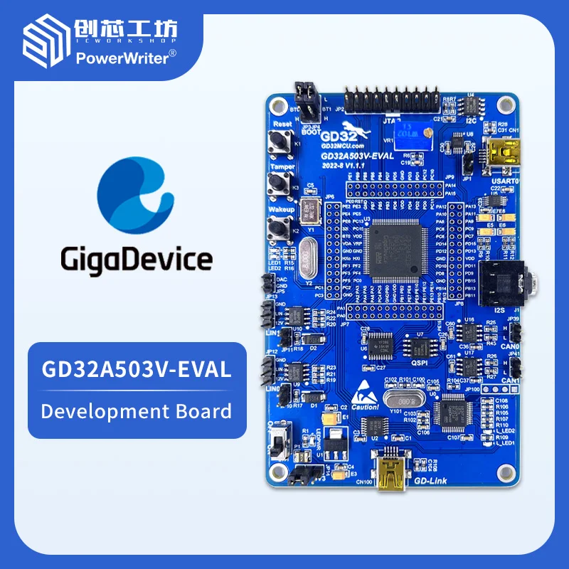 

GD32A503V-EVAL Полнофункциональная оценочная плата/разборная плата/оценочная плата