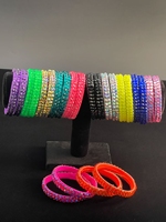 Latin Dance Academy Exclusive Competition Bracelet National Standard Performance Black Adult Belly Dance Bracelet Wear on Wrist