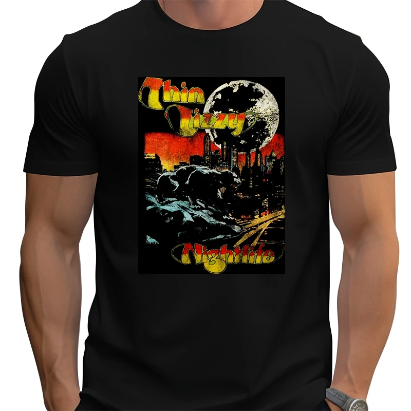 

Thin_Lizzy Nightlife T-Shirt Unisex Cotton Vintage Reprint KTV0222
