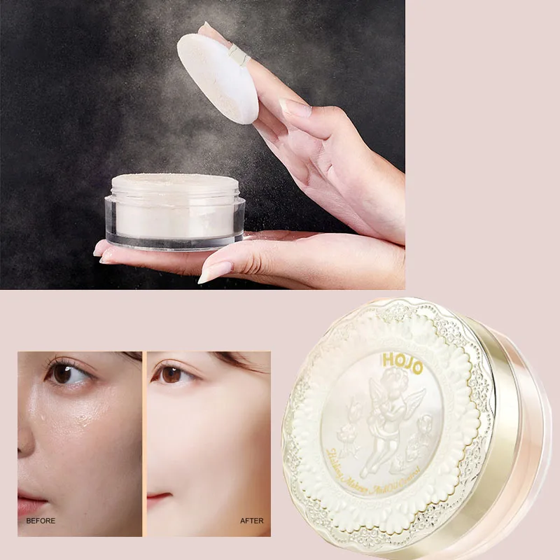 

Angel light setting powder natural matte waterproof sweat-proof hidden pores oil control and high-value setting powder makeup