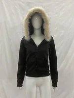 Y2K Harajuku Gothic Women's Hoodie Sexy Slim Chic Suede Fur Collar Letter Print Cardigan Sweatshirt  Female Streetwear - Image 6