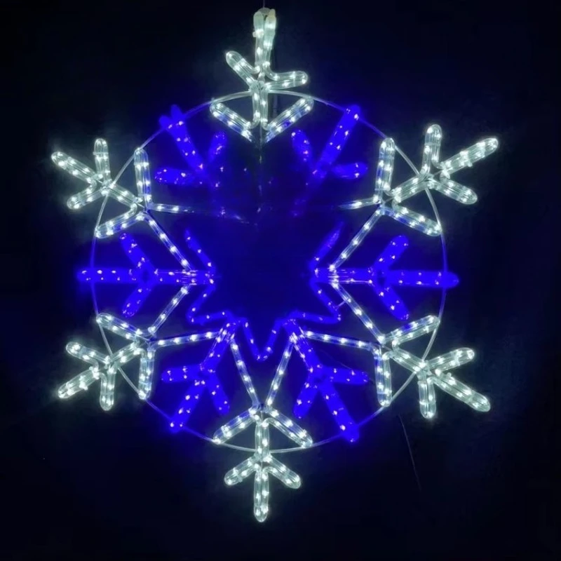 

Hot Sale Pattern Snowflake Light Emitting Diode Christmas Halloween Home Landscape Decoration Wedding Decoration