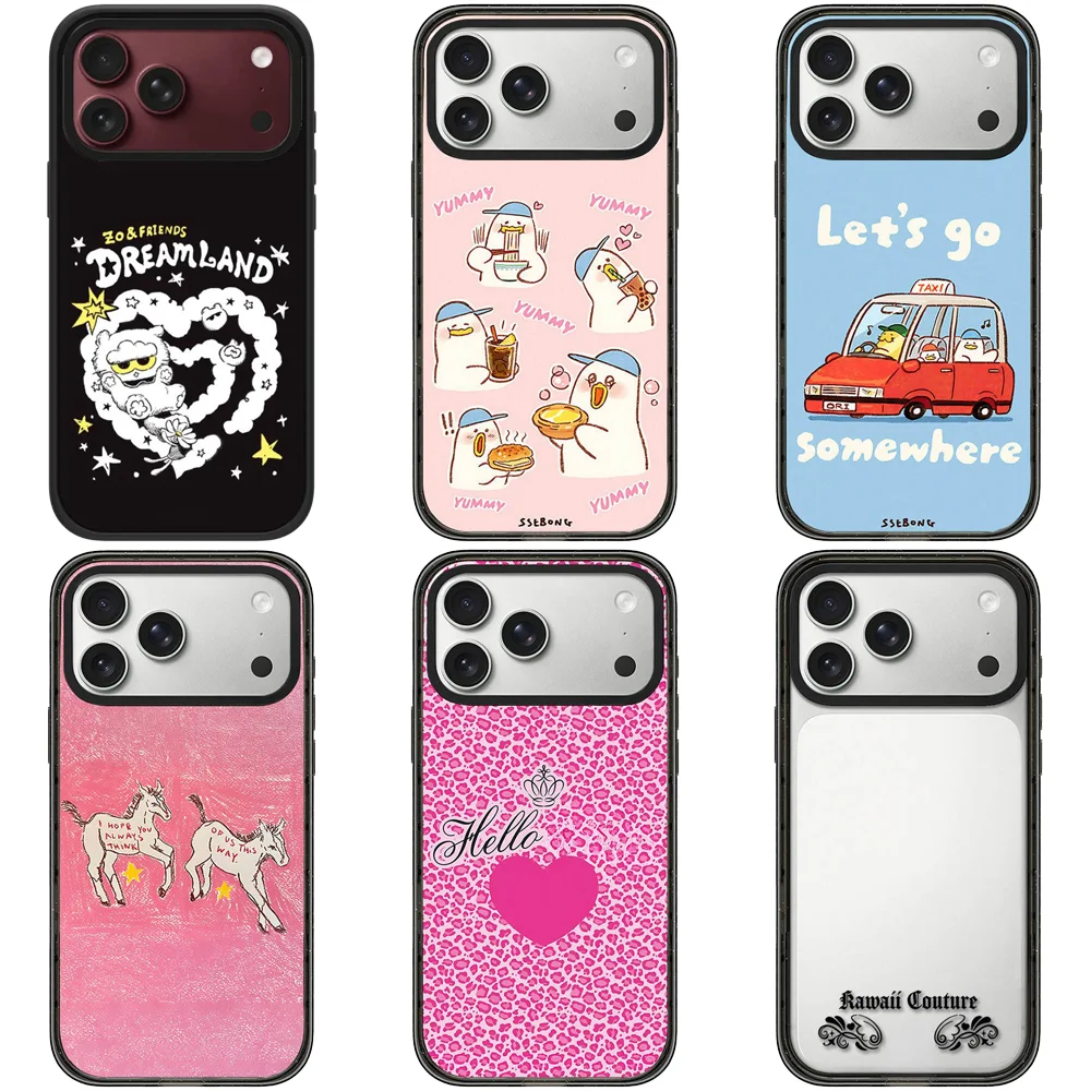 6100422 Impact Black Border Magnetic Case: Compatible with IPhone 18 17 16 15 14 13 Pro Max 17 Air
