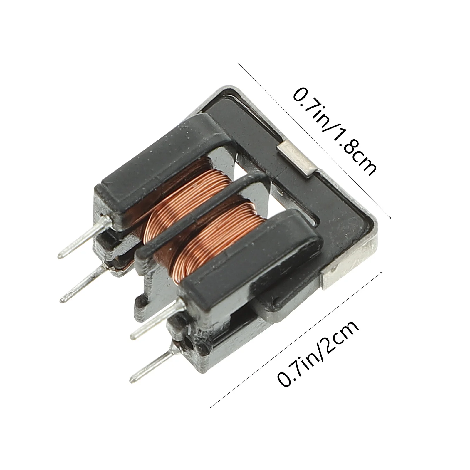 10pcs Inductor Filter Common Mode Choker 5Mh Uu9.8 7X8Mm Metal Plastic Durable High Current Low Leakage For Photography