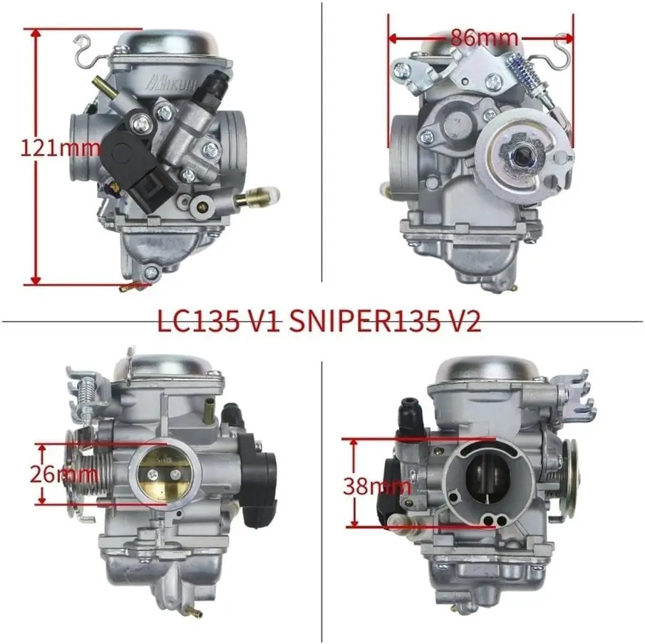 Motorcycle Carburetor Compatible with for LC135 V2 Z LC 135 SNIPER135 part