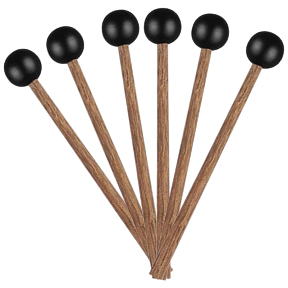 

Ethereal Drum Sticks 3 Pairs Maple Black Accessories Percussion Instruments Durable Practice Kids Supply