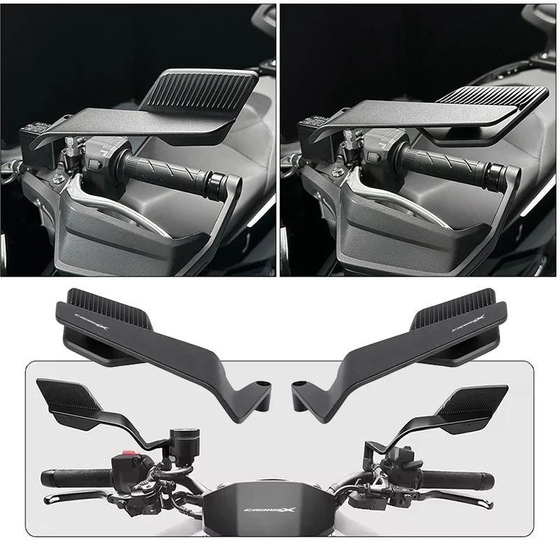 Motorcycle Stealth Mirror Adjustable Wind Wing Mirrors For YAMAHA CYGNUSX 125 CYGNUS X 125 SMAX 155 BWS R Accessories