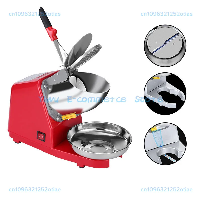 

Электрическая дробилка льда, бритая льдогенератор, машина для смузи с двойным ножом, машина для мороженого для кофейни, отеля